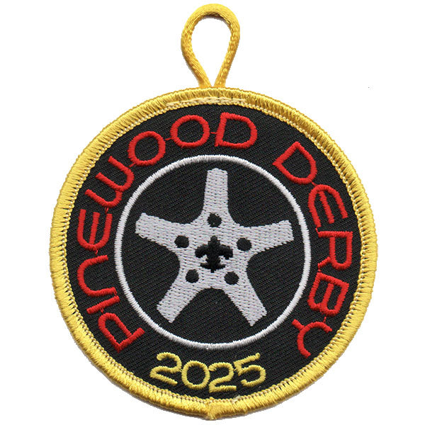 2025 Pinewood Derby Rim Patch