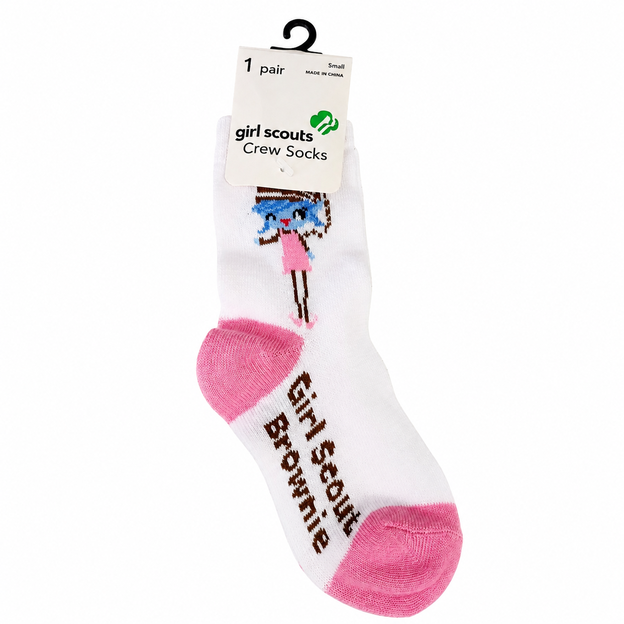 Girls Scout Crew Socks (Girl Scout Brownie)