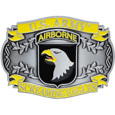 BUCKLE-ARMY,101ST ABN B0186