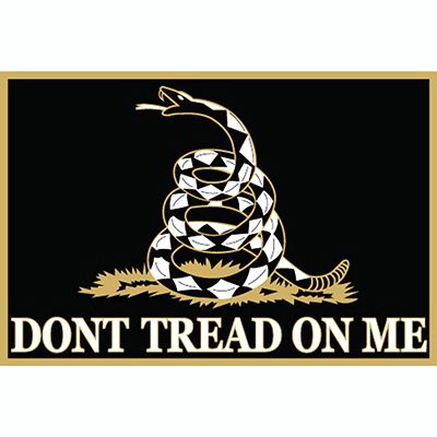 BUCKLE-DONT TREAD ON ME-B0168