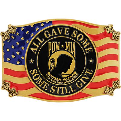 BUCKLE-POW*MIA,STILL GIVE- B0132