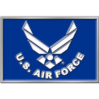 Eagle Emblems Buckle-USAF Symbol