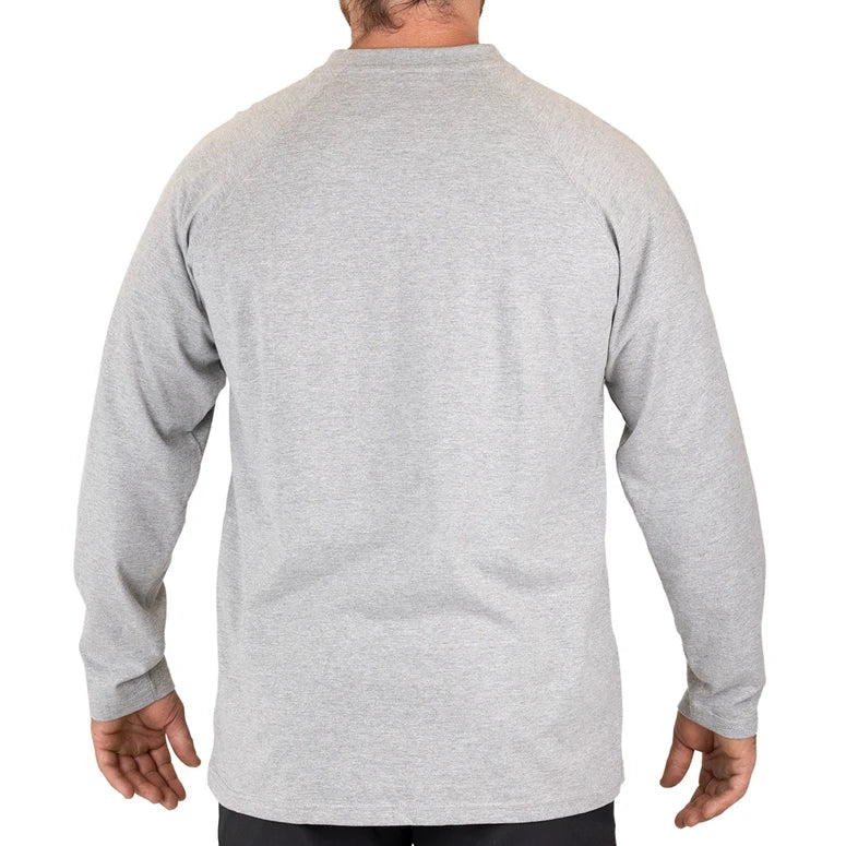 BIG BILL® Heavyweight Long Sleeve Henley T-shirt