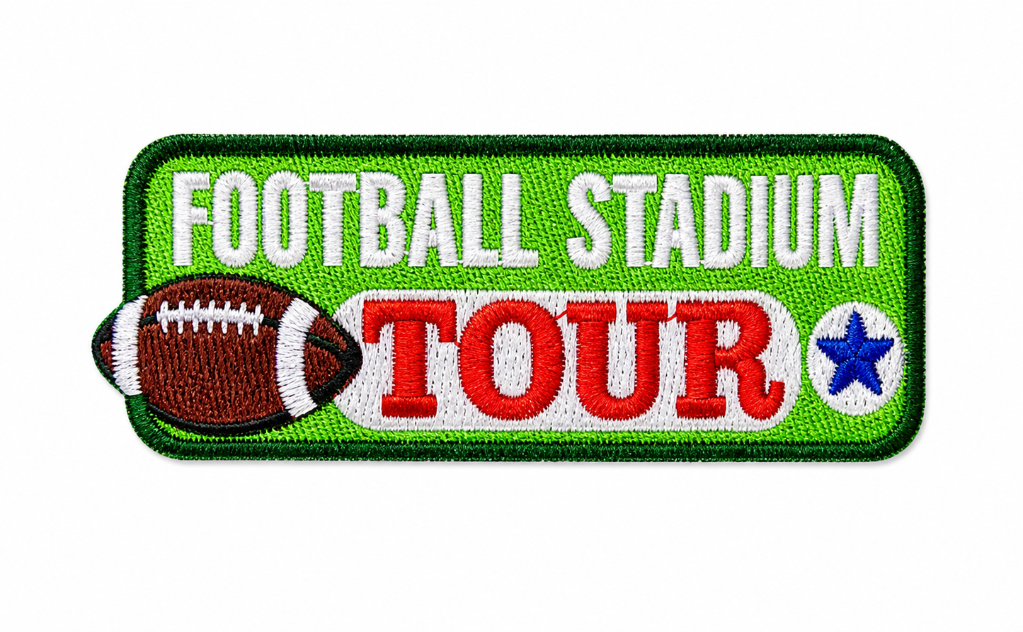 Discontinued Football Stadium Tour Fun Patch