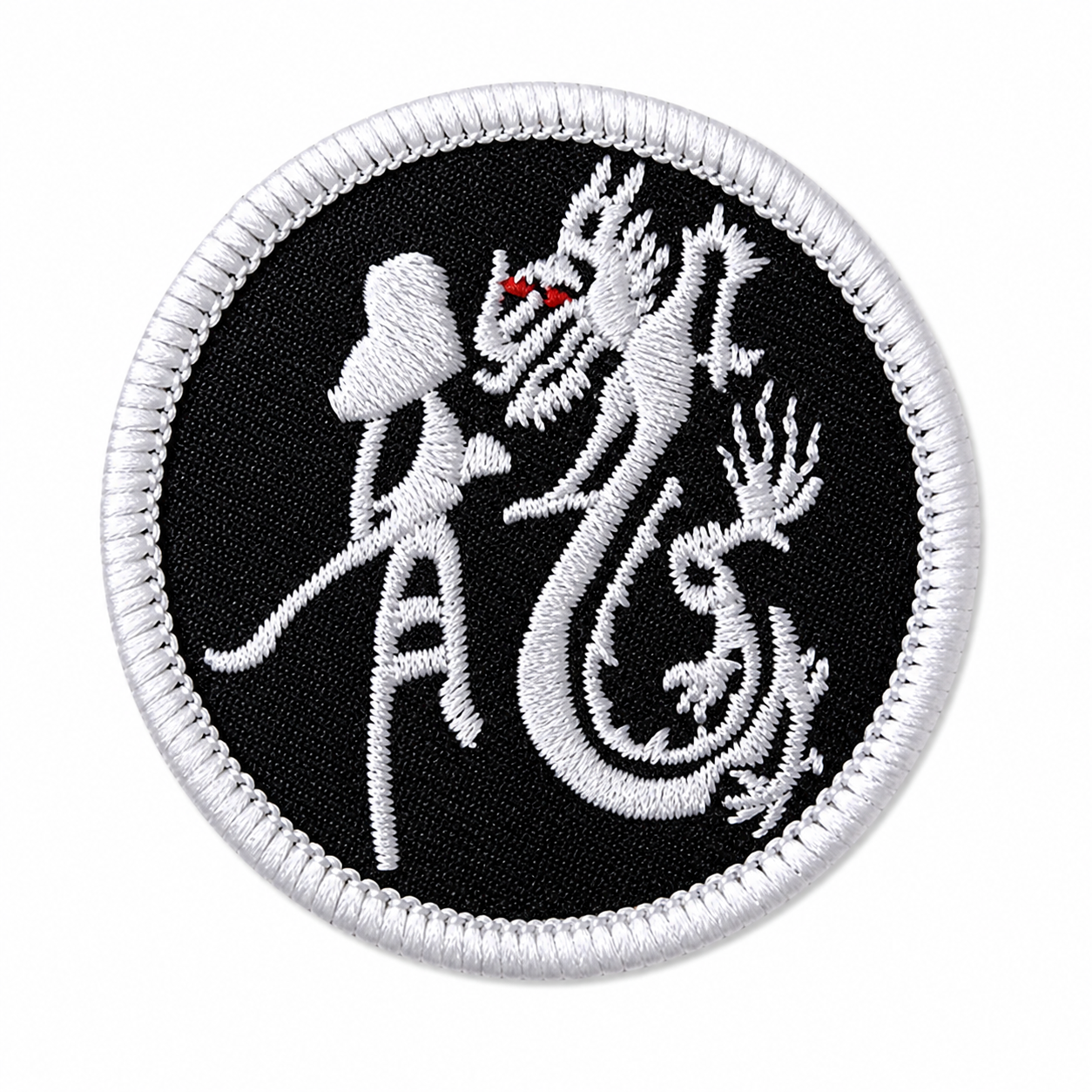 Discontinued Chinese Dragon Black Fun Patch