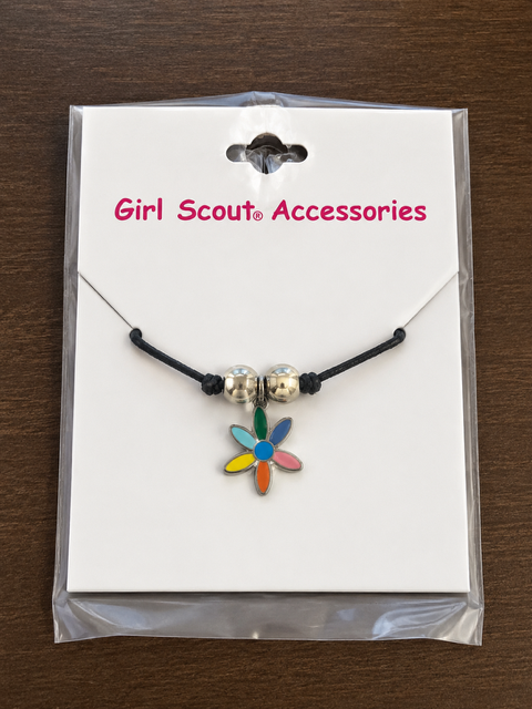Daisy Girl Scout Accessories Colorful Flower Charm Bracelet - Discontinued
