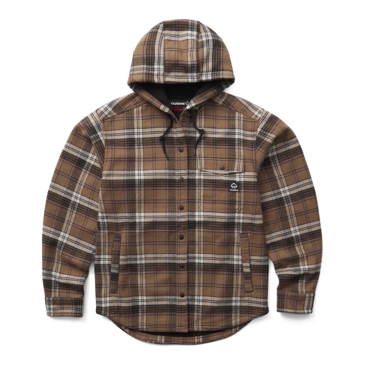 Wolverine Men's Bucksaw II Hooded Shirt Jac Big & Tall - W121324E