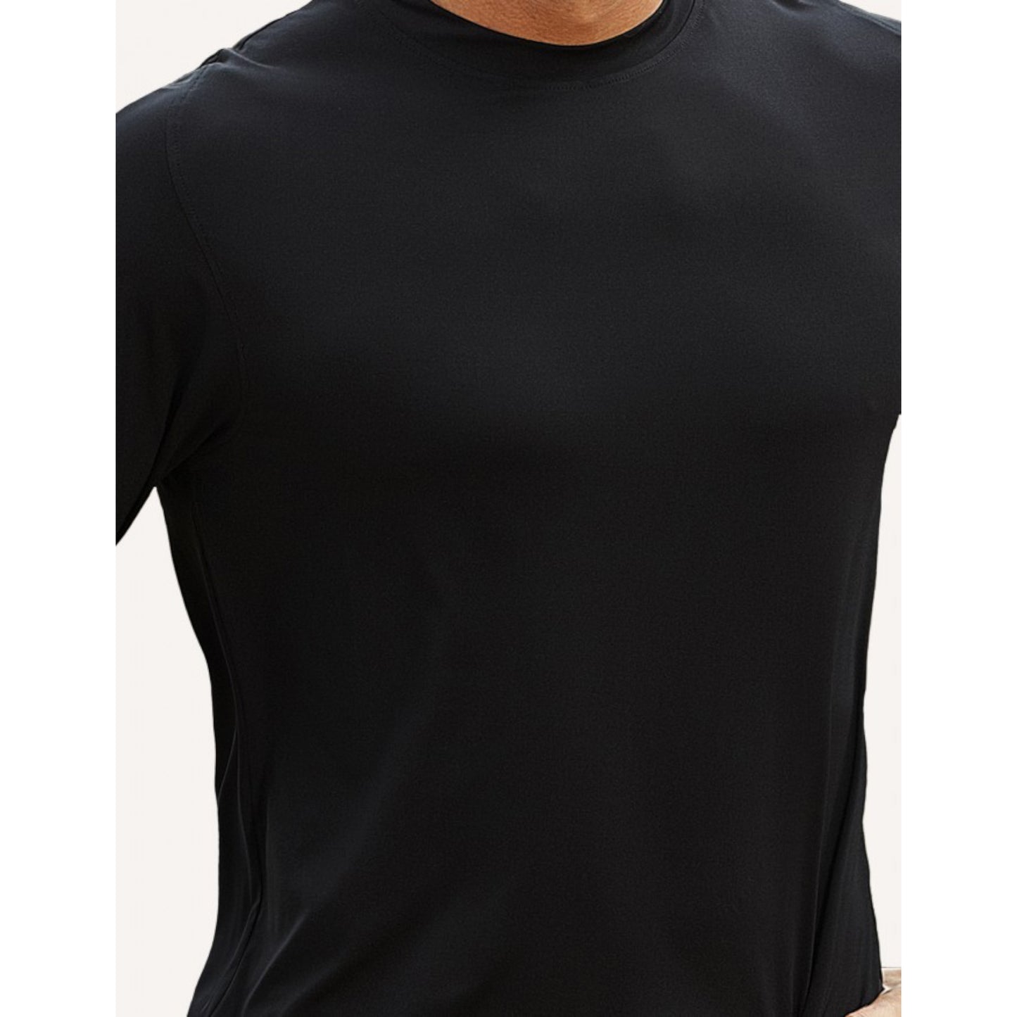 Pro Celebrity Men's Catalyst Crew Neck T-Shirt, Black, X-Large, (Clearance)