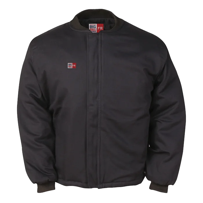 Big Bill Flame Resistant Unlined Bomber Jacket -Navy -L490US9