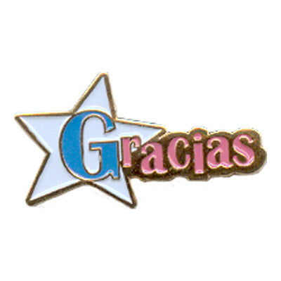 Gracias (Estrella) Pin