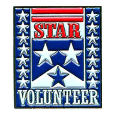 Star Volunteer Pin