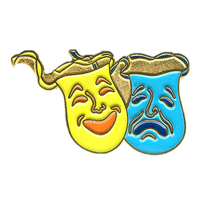 Theatre (Masks) Pin