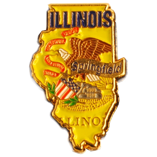 Illinois Pin Iron On