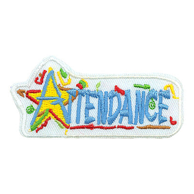 12 Pieces- Attendance Patch-Free shipping