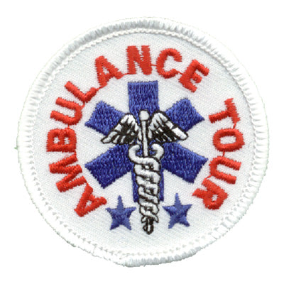 12 Pieces-Ambulance Tour Patch-Free shipping