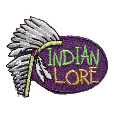 Indian Lore - Headdress Patch
