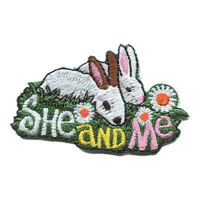 She And Me (Rabbits) Patch