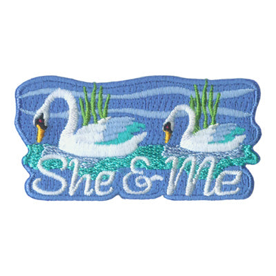 She & Me (Swans) Patch