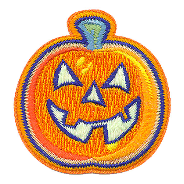 12 Pieces - Pumpkin Head (GITD) Patch - Free Shipping