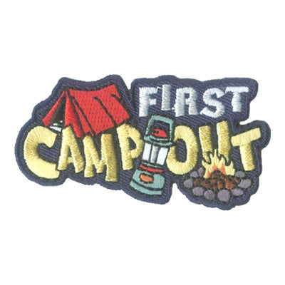 12 Pieces-First Camp Out Patch-Free shipping