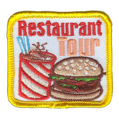 12 Pieces-Restaurant Tour Patch-Free shipping