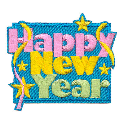 Parche de feliz año nuevo