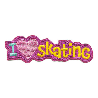 I Love Skating Patch