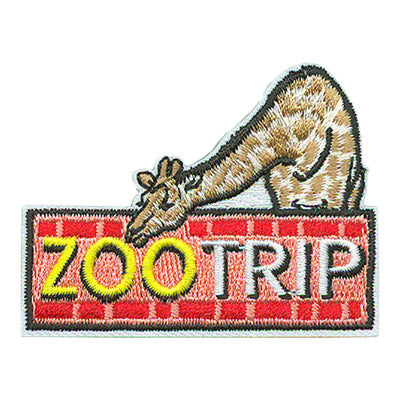 Parche de viaje al zoológico