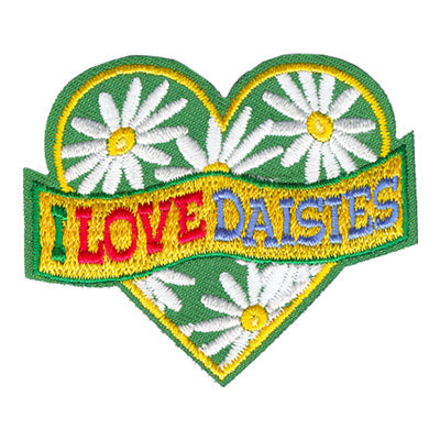 12 Pieces-I Love Daisies Patch-Free shipping
