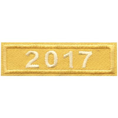 2017 Gold Year Bar Patch