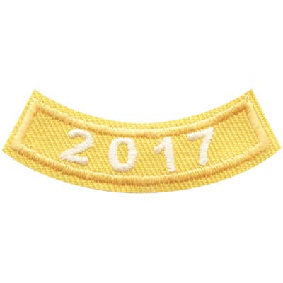2017 Gold Year Rocker Patch