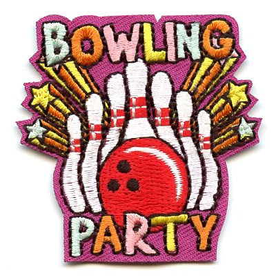 Bowling Party Patch
