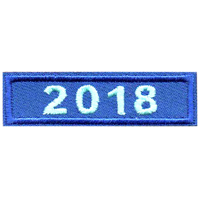 2018 Blue Year Bar Patch