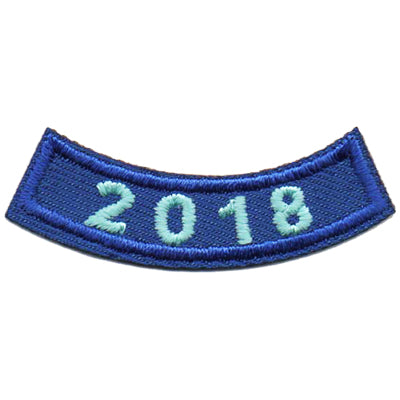 2018 Blue Year Rocker Patch