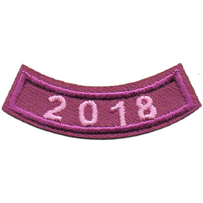 2018 Purple Year Rocker Patch