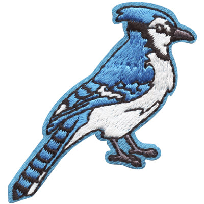12 Pieces - Blue Jay Patch - Free Shipping