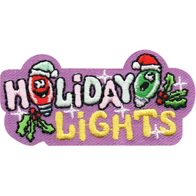 Holiday Lights Patch - Basics Clothing Store