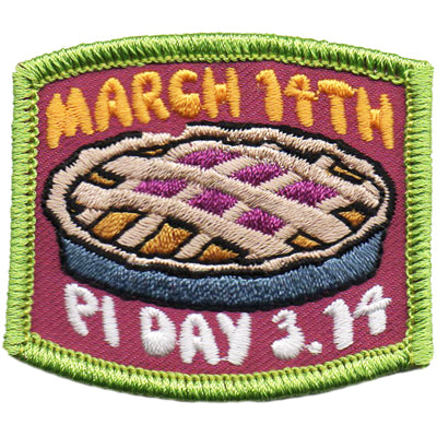 Pi Day 3.14 March 14th Patch