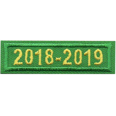 2018-2019 Green Year Bar Patch