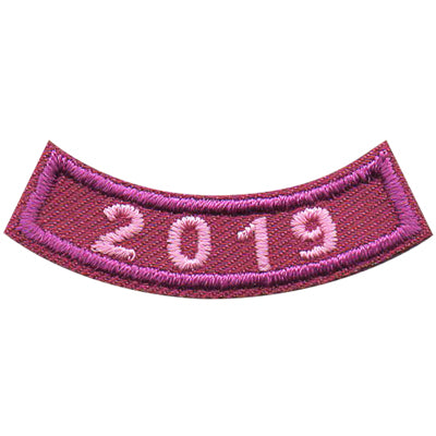 2019 Purple Year Rocker Patch