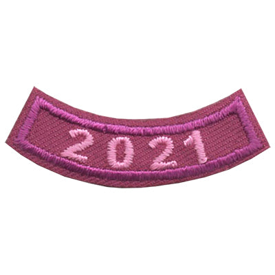 2021 Purple Year Rocker Patch