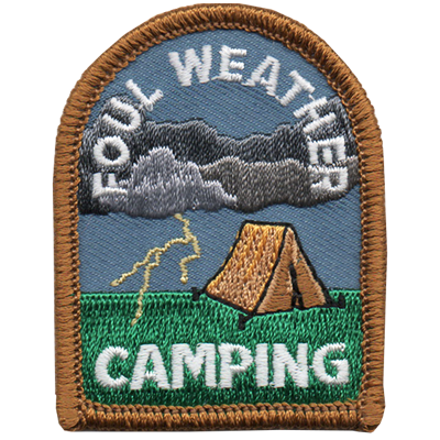 Foul Weather Camping Patch