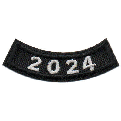 2024 Black Year Rocker Patch