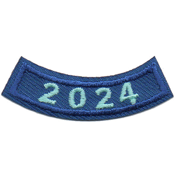 2024 Blue Year Rocker Patch