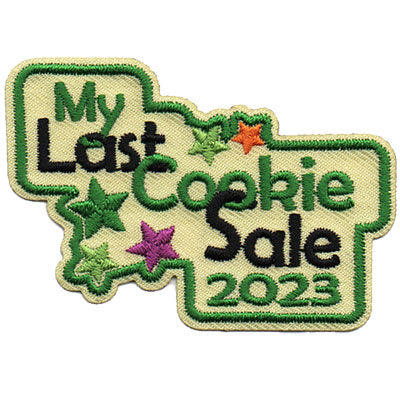 2023 My Last Cookie Sale Patch
