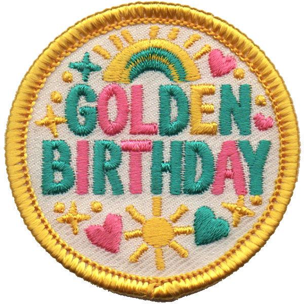 Golden Birthday Patch