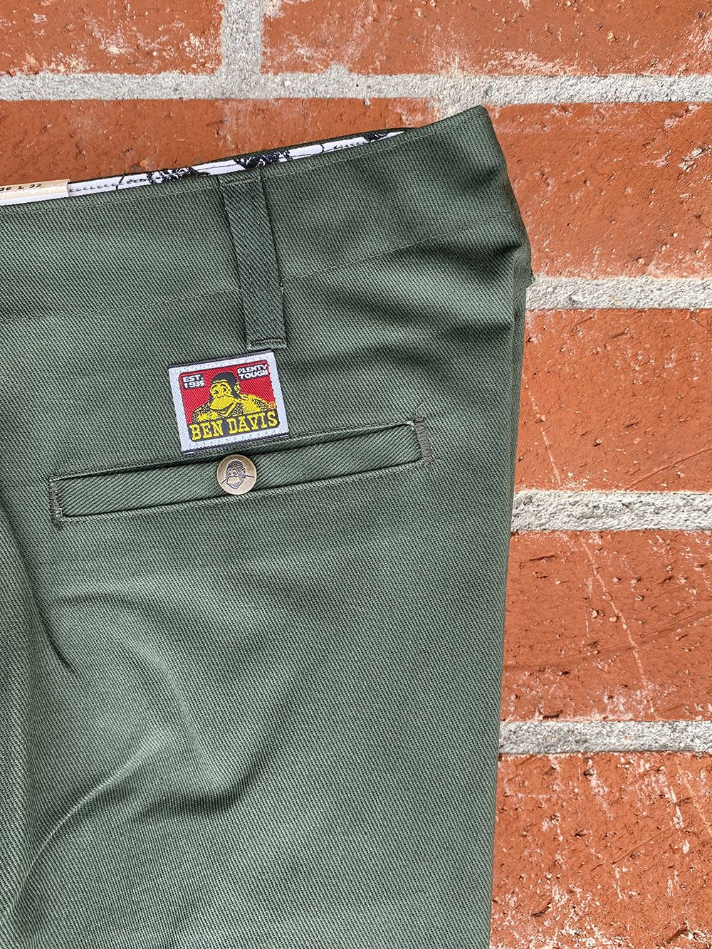 Original Ben's Work Pant - Olive - basicsclothing