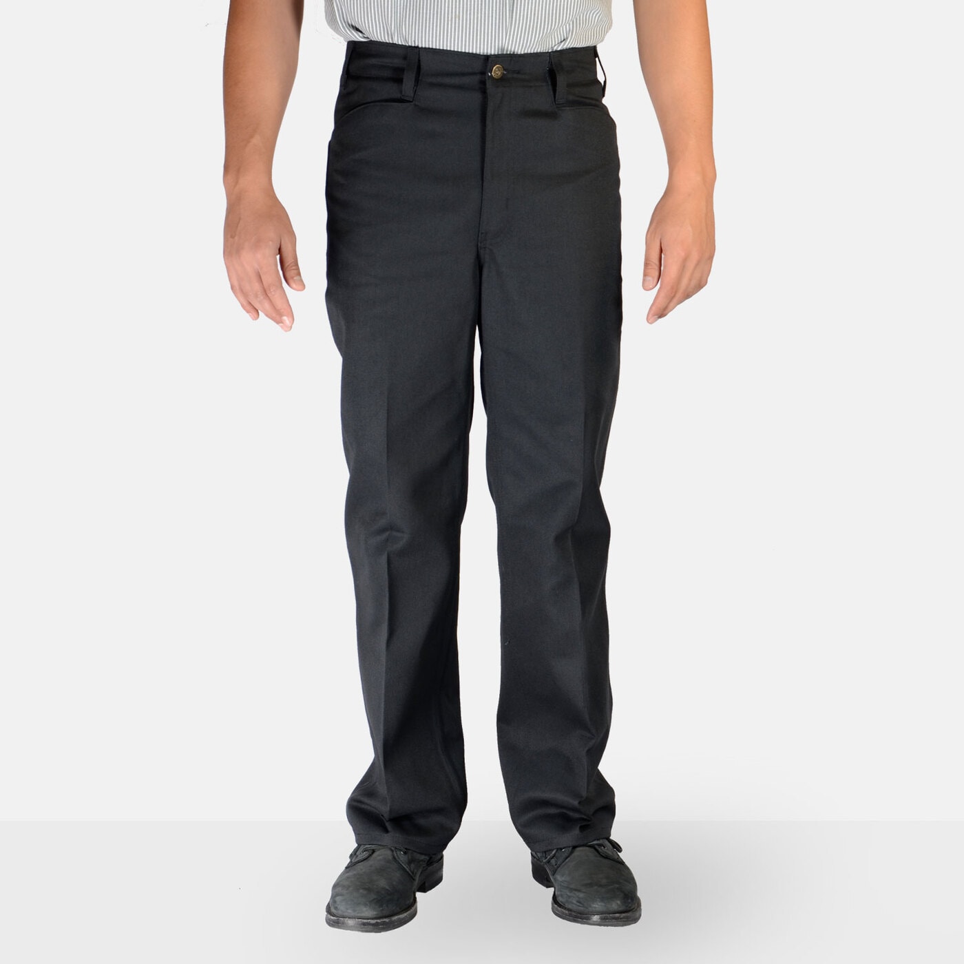 Trim Fit Pants – Black - basicsclothing
