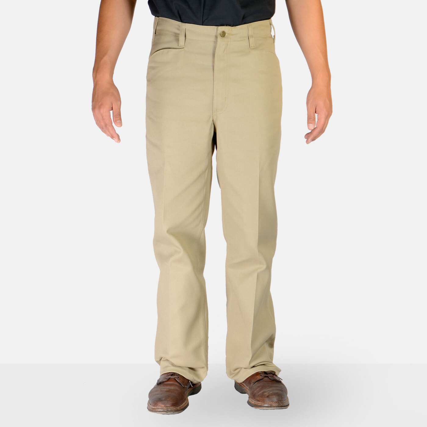 Trim Fit Pants – Khaki - basicsclothing