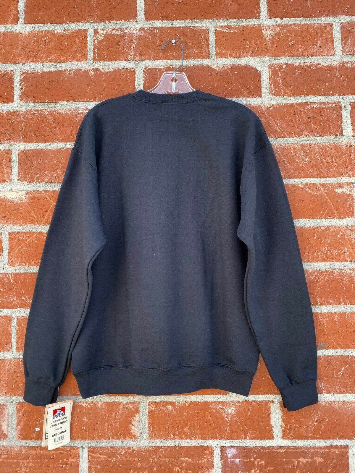 Gorilla Logo Crew Neck Pullover Sweatshirt - Black - basicsclothing